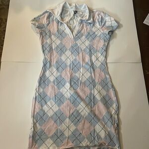 Cute pastel collared dress